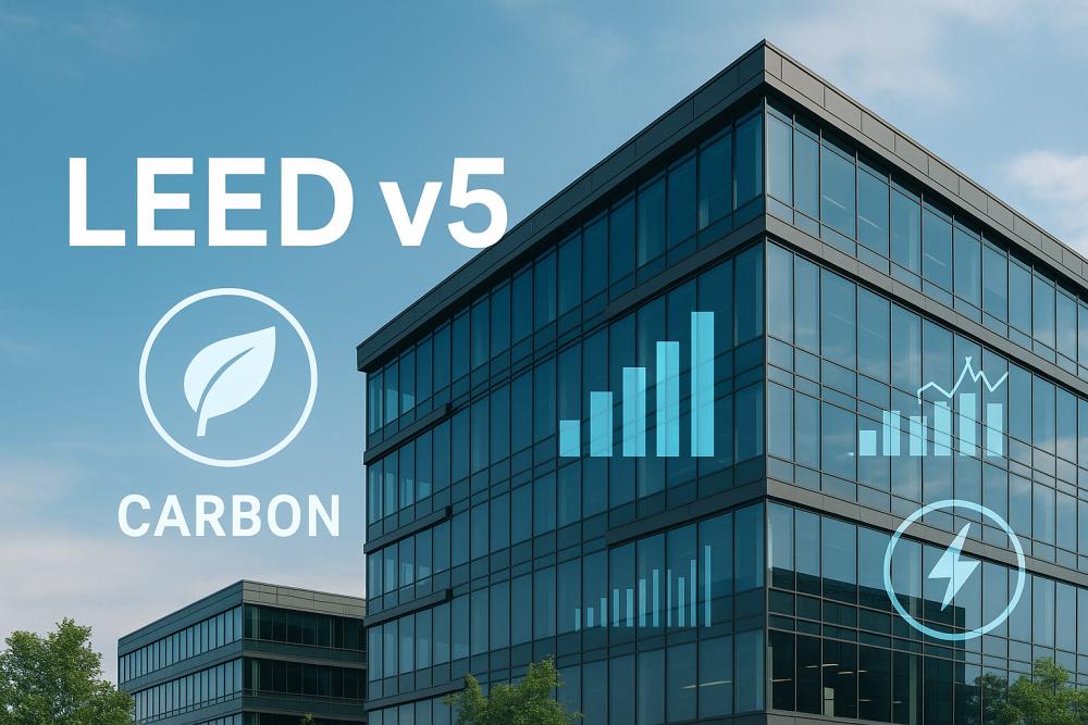 LEED v5 sertifikası kapsamında karbon odaklı sürdürülebilir bina tasarımı