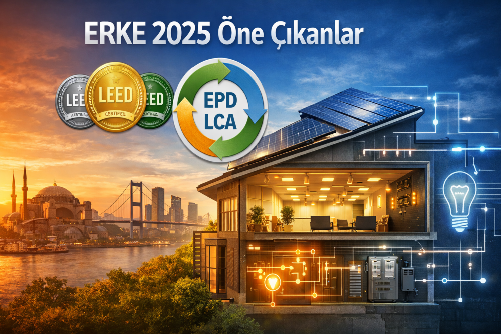 ERKE 2025 Yıllık Öne Çıkanlar: Sürdürülebilirlik, EPD/LCA ve Elektrik Tasarımında Etki
