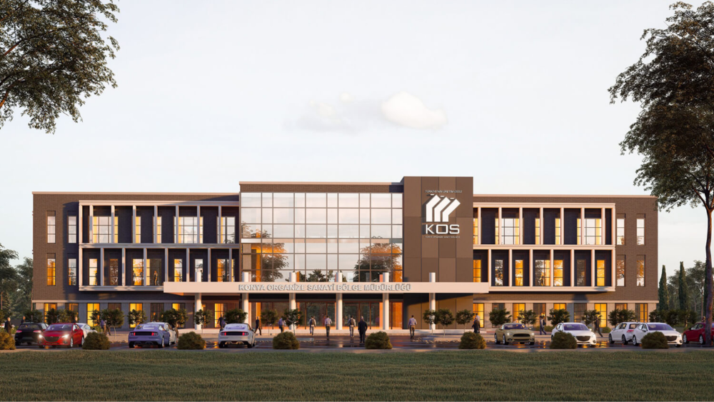 Konya Organize Sanayi Bölge Müdürlüğü Binası Earned LEED Gold Certification in Konya