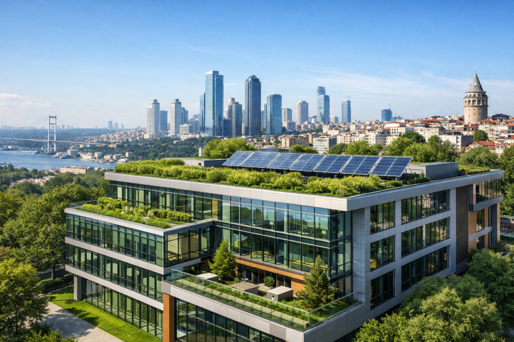 Türkiye'de yeşil bina sertifikası alma süreci ve sürdürülebilir bina örneği